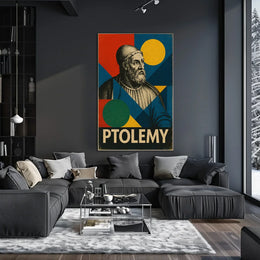 Ptolemy Tribute Vintage Art Poster