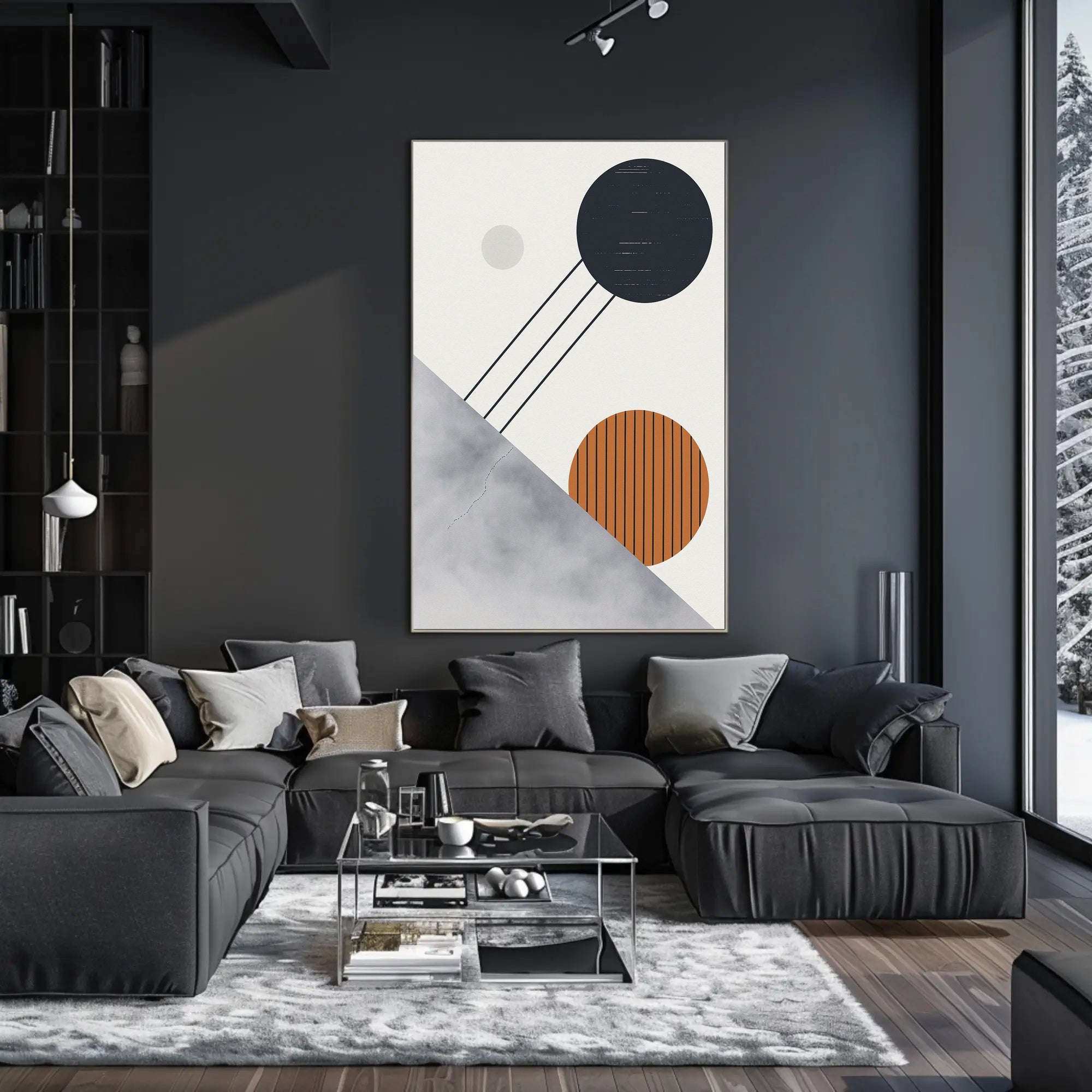 Geometric Harmony Poster PosterGoat