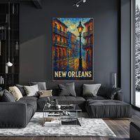 New Orleans A Vibrant Evening Poster