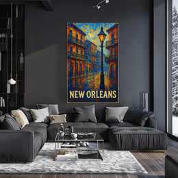 New Orleans A Vibrant Evening Poster