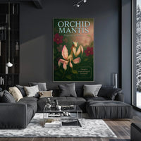 Orchid Mantis Elegance in Motion Poster