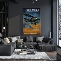 LFG Roland C.II A Flight Through History Poster PosterGoat