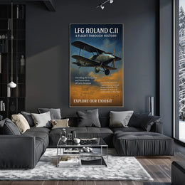 LFG Roland C.II A Flight Through History Poster PosterGoat