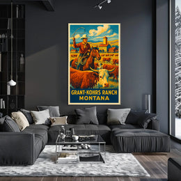 Grant-Kohrs Ranch Montana Poster