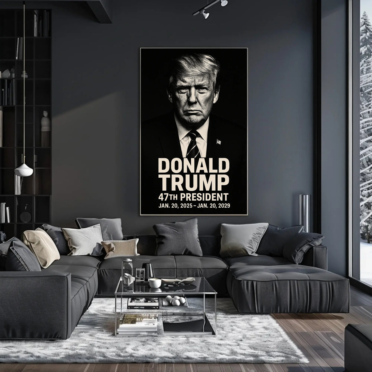 Donald Trump 47th President Poster
