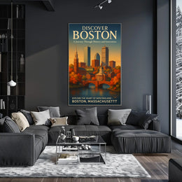 Discover Boston Poster