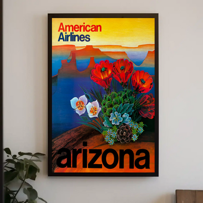 American Airlines Arizona Travel Poster