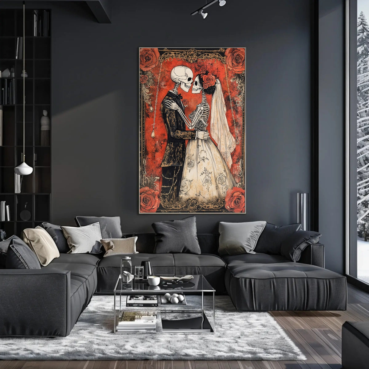 Day of the Dead Wedding Cultural Heritage Poster