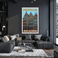 Brussels Architectural Heritage Celebration Cultural or Heritage Poster PosterGoat
