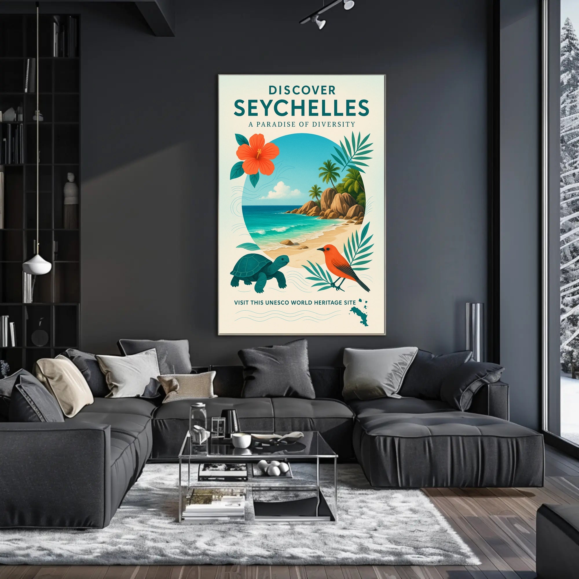 Discover Seychelles  A Paradise of Diversity Poster PosterGoat