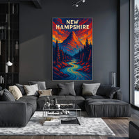 New Hampshire Wilderness Poster