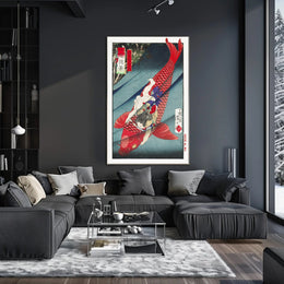 Vibrant Koi Ride Poster