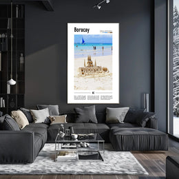 Boracay Beach Paradise Travel Poster PosterGoat