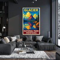 Glacier National Park Poster