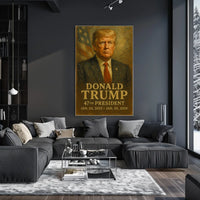 Presidential Resolve Trump Patriotic Cinematic Poster