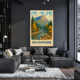 Scenic New Hampshire Landscape Poster