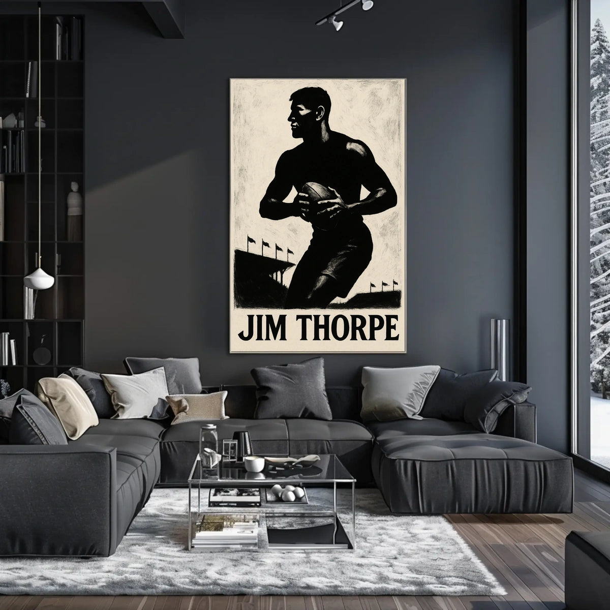 Jim Thorpe Athletic Icon Poster
