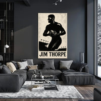 Jim Thorpe Athletic Icon Poster