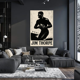 Jim Thorpe Athletic Icon Poster