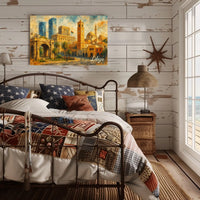 Libya Heritage Modernity Scenic Travel Photography Poster