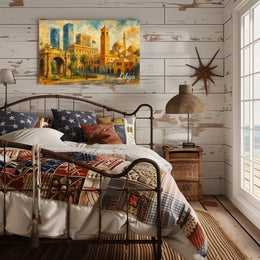 Libya Heritage Modernity Scenic Travel Photography Poster