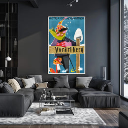 Winter Wonderland Adventure in Austria Travel Poster PosterGoat