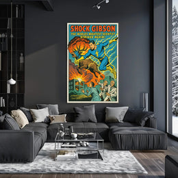 Shock Gibson The Worlds Mightiest Scientist Poster PosterGoat