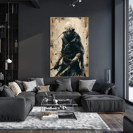 Mystical Elf Warrior Fantasy Art Poster Decor PosterGoat