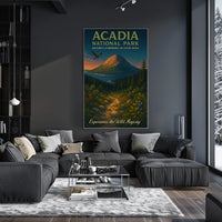 Acadia National Park Landscape Adventure Nature Poster