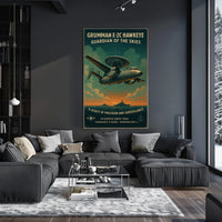 Grumman E-2C Hawkeye Guardian Of The Poster