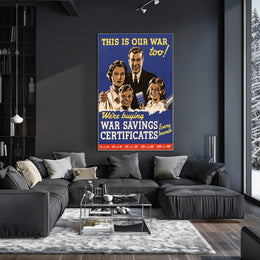 War Savings Certificates Promotion Poster PosterGoat