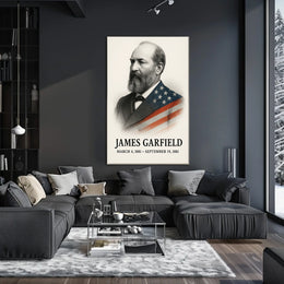 James A. Garfield 20th President of the United States Reflections Poster
