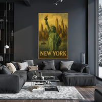 New York Iconic Cityscape Poster