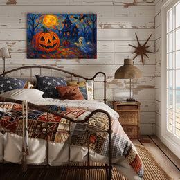Halloween Night Fantasy Gothic Wanderlust Poster