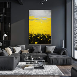 Vibrant Fields Landscape Poster Wall Art Print