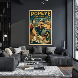 Vintage Sailor Adventure Pop Culture Poster
