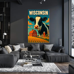 Wisconsin Countryside Charm Poster