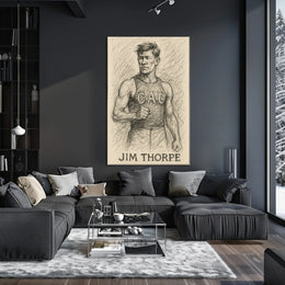 Jim Thorpe Athletic Legend Poster