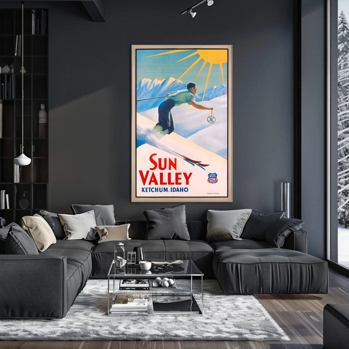 Sun Valley Skiing Adventure Poster