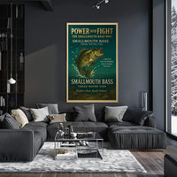 Power and Fight The Smallmouth Bass Way Poster