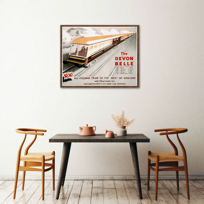 The Devon Belle Train Poster