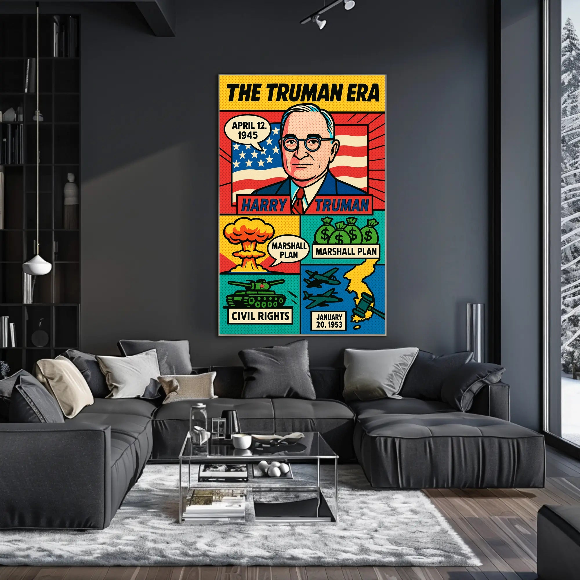 Harry Truman 33rd President Poster PosterGoat