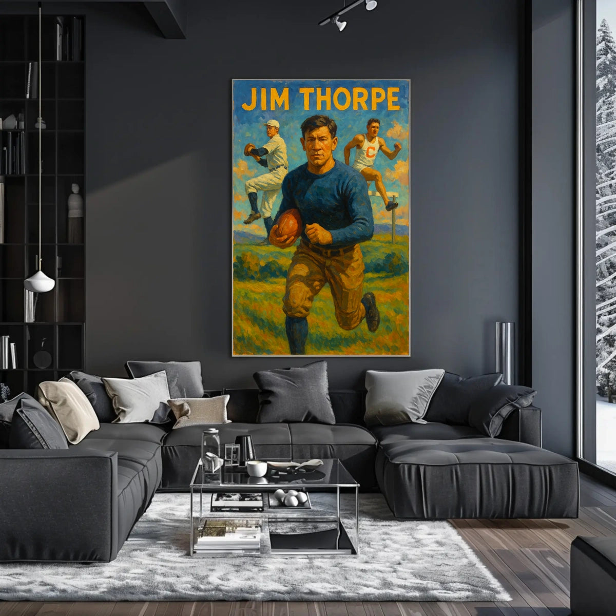 Jim Thorpe Athletic Legend Poster