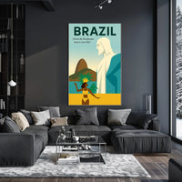 Christ the Redeemer Over Rio Poster