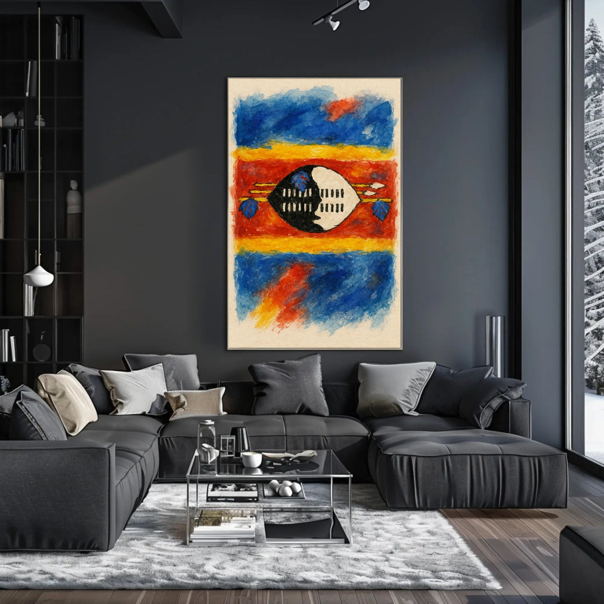 Vibrant Tribal Art Poster