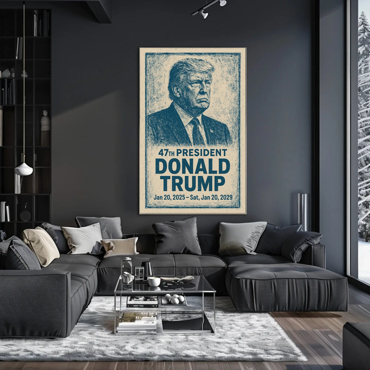 Donald Trump 47th President Poster