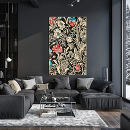 Floral Elegance Wall Art Print for Home Decor