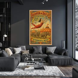 Barnum Bailey The Greatest Show on Earth Poster