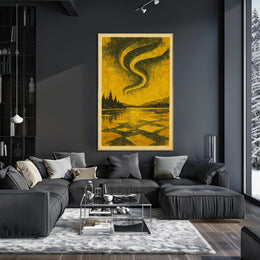 Serene Landscape At Dusk Poster