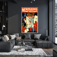 Vintage Magic Show Poster with Mysterious Supernatural Theme Poster